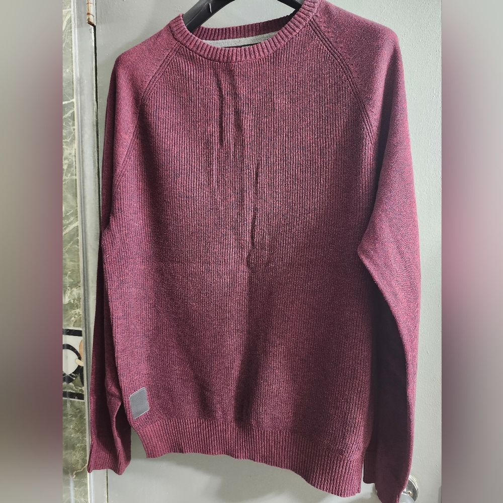 Point Zero cotton sweater medium maroon